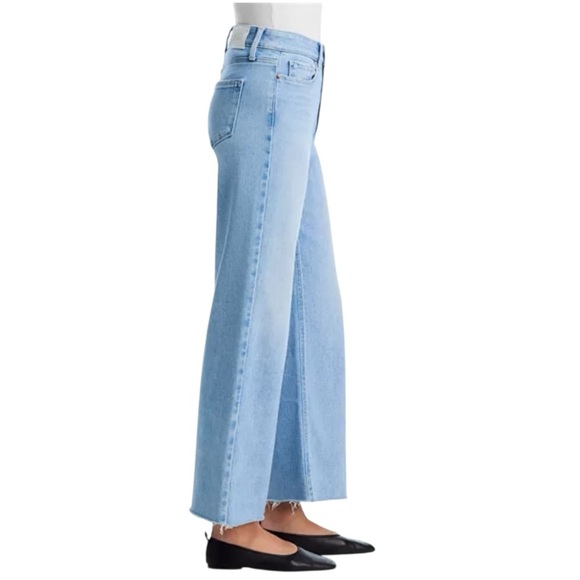 Paige NWT Vintage Collection Harper Wide Leg Light Wash Ankle Jeans Women’s 30 - Picture 3 of 14